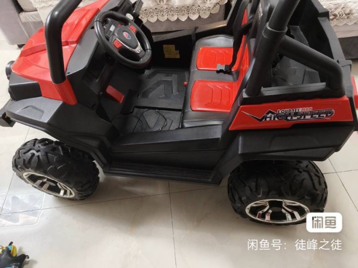 出四驱儿童越野车，一直闲置在家，难入电梯，电池久不充电应该失效了，需要自行更换，…图片4