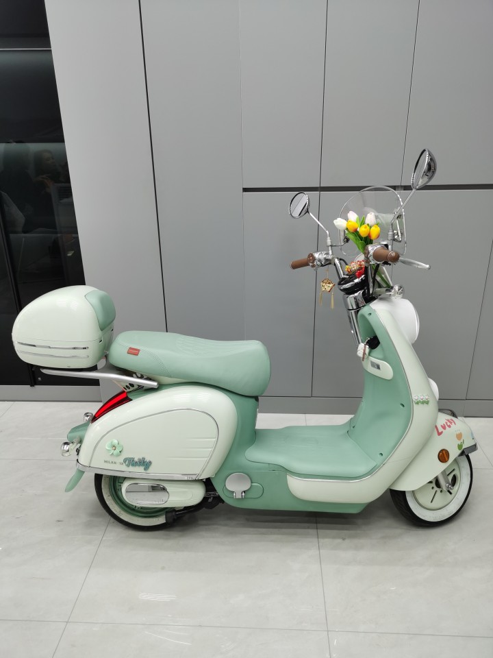 出售嘎嘎新台铃米兰去年8月份买的，60v20a六块电池的，买回来的时候是3699…