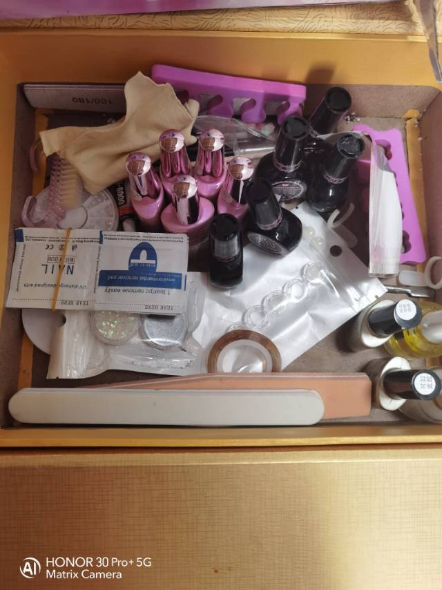 指甲油烤灯，甲油胶10瓶，美甲工具图片2
