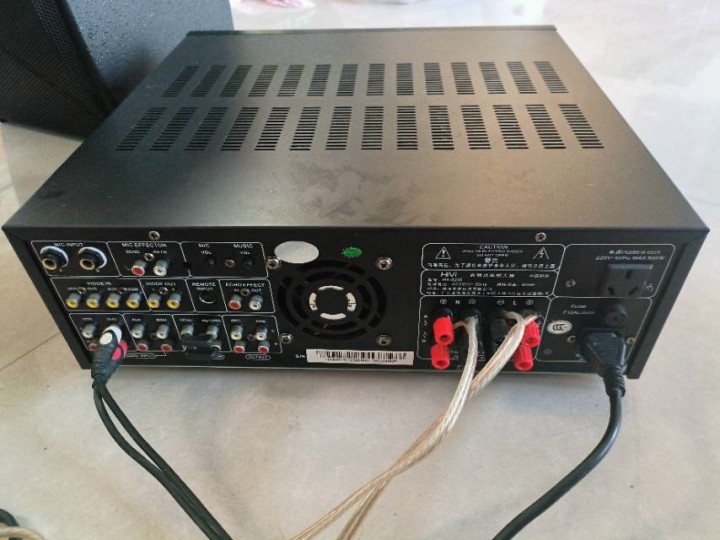 2个kx100音响，1个Hivi/惠威 HA-8200卡拉OK合并功率放大器,话…图片3