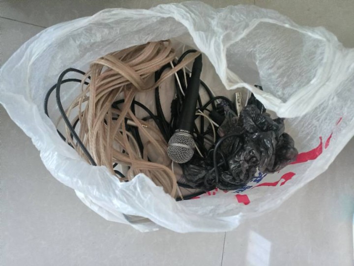 2个kx100音响，1个Hivi/惠威 HA-8200卡拉OK合并功率放大器,话…图片4