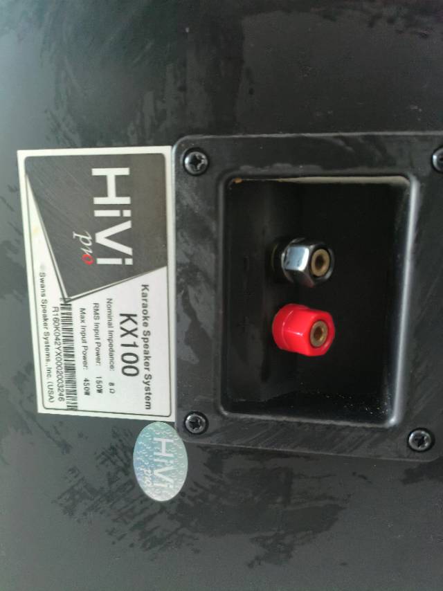 2个kx100音响，1个Hivi/惠威 HA-8200卡拉OK合并功率放大器,话…