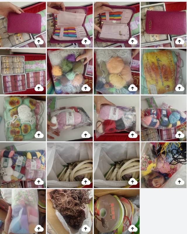 毛线、玩偶半成品、发饰、发饰半成品及配件，共2蛇皮袋，便宜处理，自提地址，兴隆社…