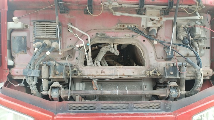 19年国五一汽解放前四后八自卸车。保险审车到明年六月。轮胎板正大箱底平图片2