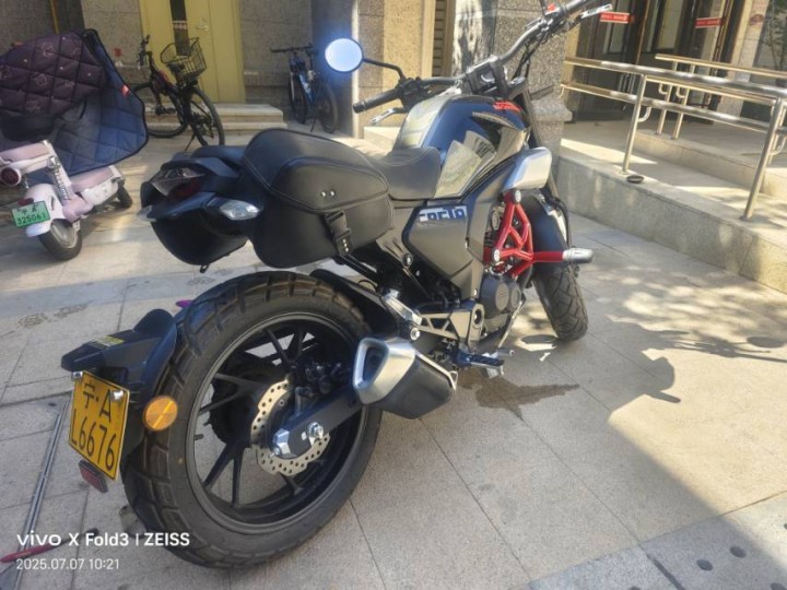 本田190tr,20年车，4400公里，没怎么骑，带小边包，保险刚上，可小刀图片6