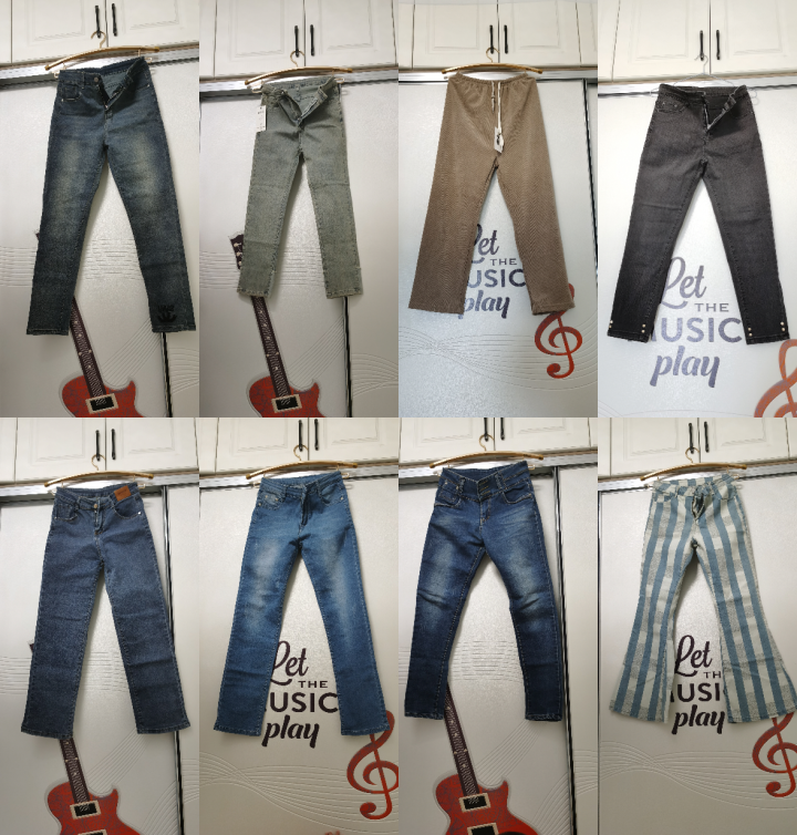 出几条全新牛仔裤，28码适合95-110斤姐妹们！有看上的可以私我！包邮出！诚心…
