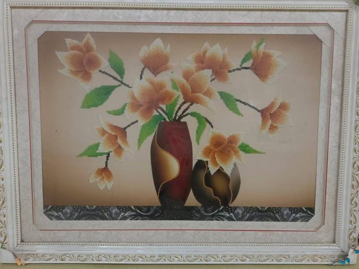 钻石绣，已裱框