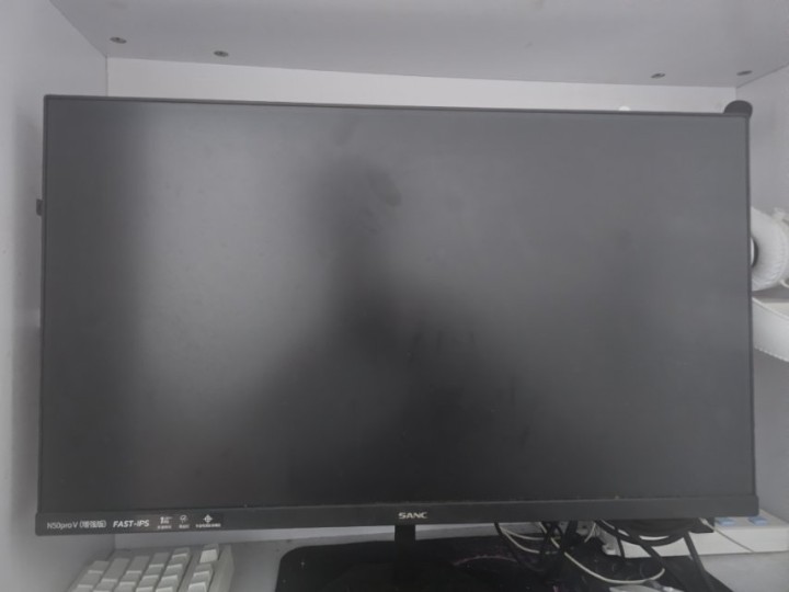 闲置显示器键盘鼠标打包一起出～ 显示器24寸sanc N50proV 鼠标罗技G…
