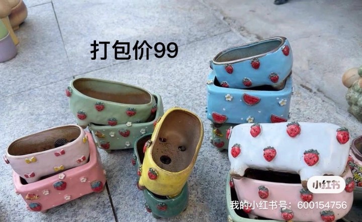 闲置多肉花盆 大小口径都有 同城可送 售出不退换图片2
