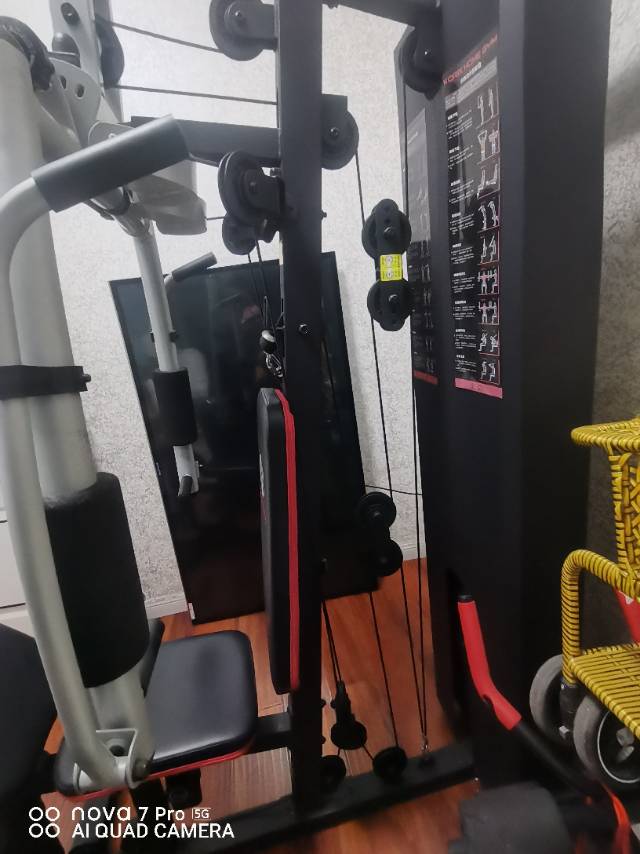 健身器材，居家锻炼，可练腹肌，背部，腿部，臂力等，用过几次因工作不在安顺一直闲置…图片2