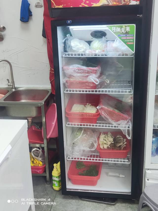 美凌时尚家大容量饮料柜商用冰柜直冷藏展示柜酒水纯风冷无霜保鲜柜超市玻璃门冰箱立式…