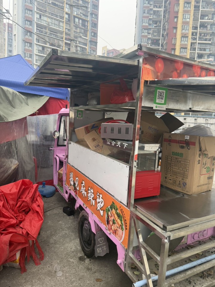 电动三轮车，新车新架子，摆摊小能手图片4