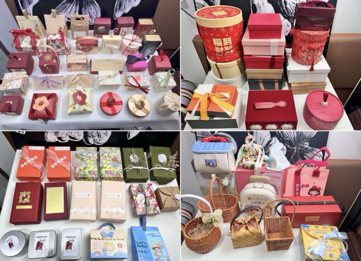 伴手礼点经营不善倒闭了，清样品 （展示架所有礼盒彩带 灯 裁剪 零食 礼品 装饰…图片3