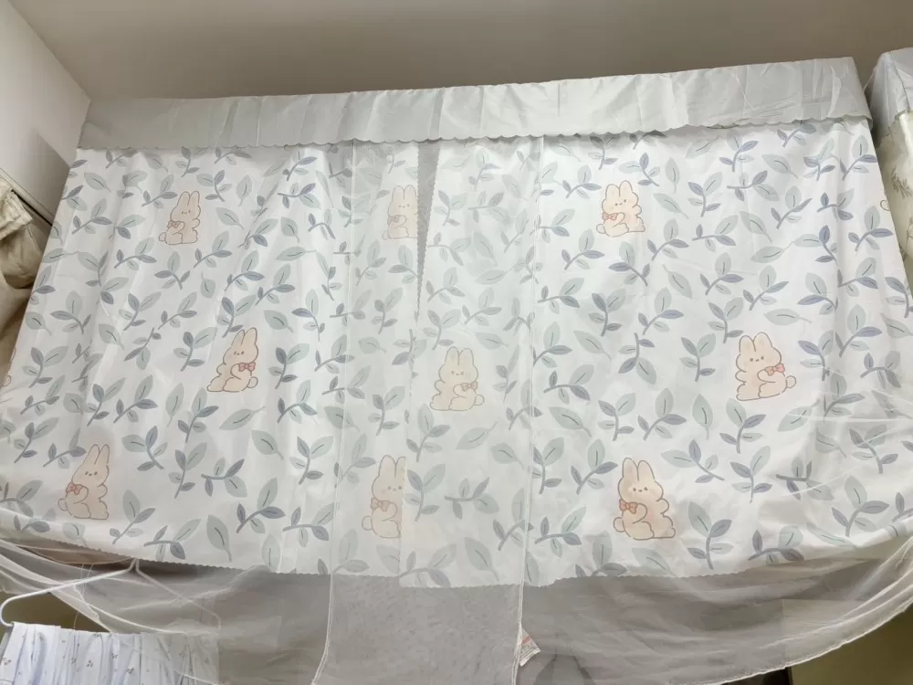出学生宿舍二手床帘 带蚊帐 包含支架