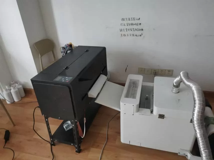 个人计划有变，现带全套生产线创业资源转手A3白墨打印机、抖粉机、烫画机全部低价出…图片2