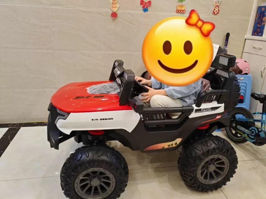 儿童电动超大越野车可坐大人宝宝双人座遥控汽车小孩摇摆玩具童车～家有孩子必备玩具车…图片2