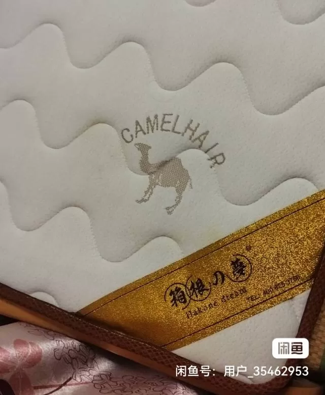 个人闲置，1.2米×1.9米椰棕床垫，8cm厚，全棕无胶水无弹簧，环保护脊款。驼…图片3