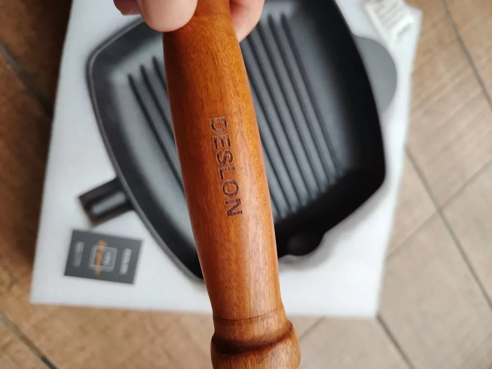 全新德世朗DESLON铸铁牛排煎锅，26cm，原包装未拆，厂家库存正品。厚铸铁材…图片2
