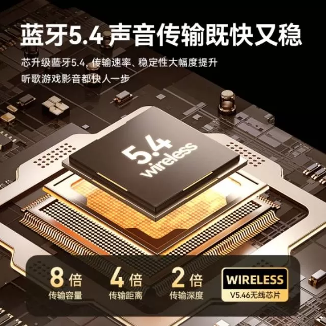 德国柏林之声蓝牙耳机，正品，带充电仓，支持蓝牙5.4，音质很棒，低音有感觉，高音…图片4