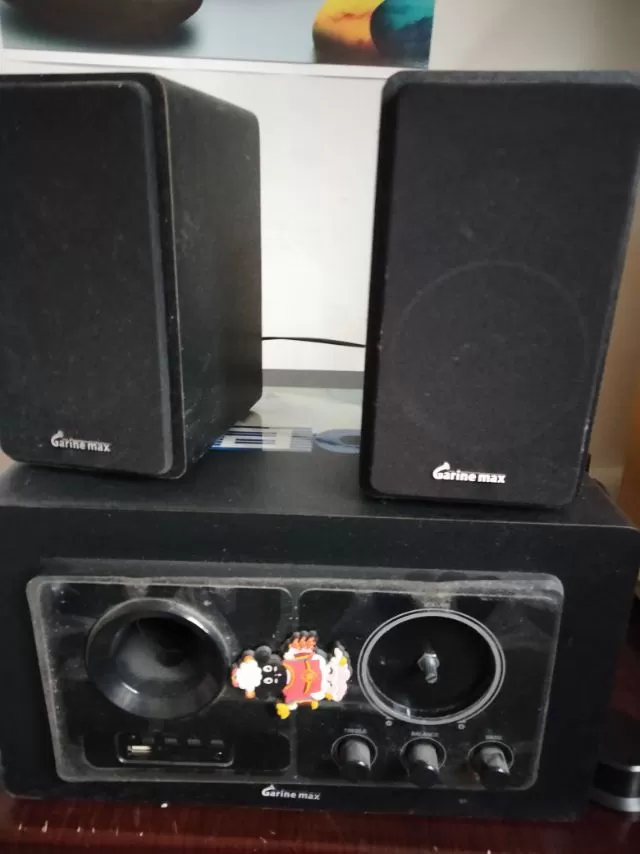 低音炮-对，80W，低音强，可蓝牙，插卡功能全。图片2