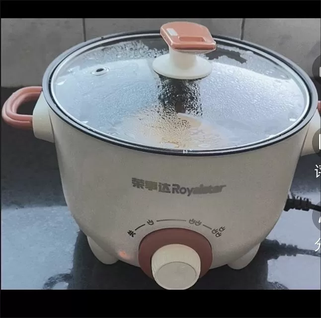 荣事达电煮锅多功能家用蒸煮一体电炒锅学生宿舍煮面小电锅电火锅图片3