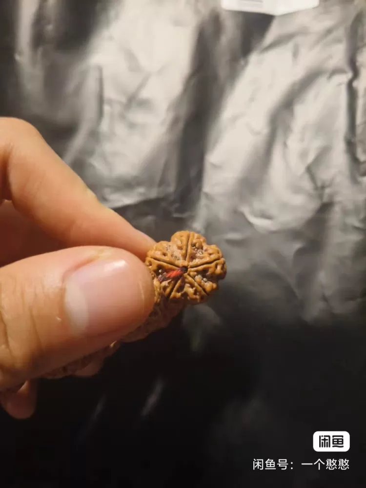 刚菩提手串龙牙梅花一串，14颗，珠子尺寸22➕，个别可到22大➕正红皮，纹路深，…图片3