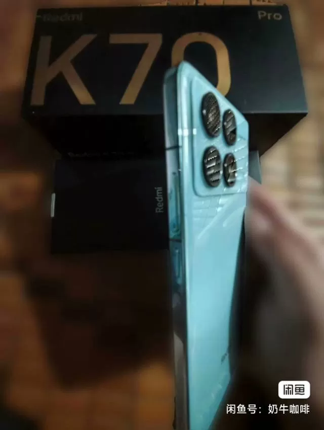 红米K70 Pro顶配♥24+1TB！竹月蓝配色 全原装无拆修 系统流畅不卡顿。…