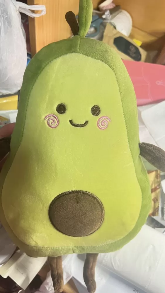 牛油果抱枕玩偶