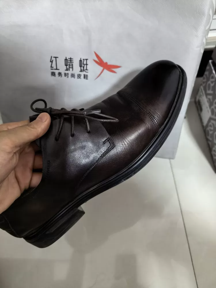 红蜻蜓男鞋42码，穿了一天