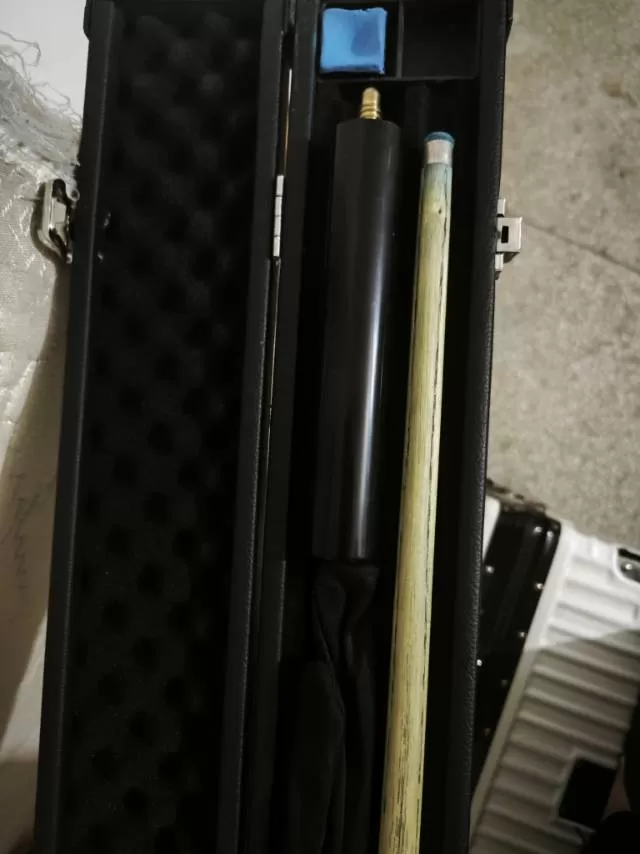 松力道动灵台球杆成色99新换了一个蓝钻皮头价格?小刀同城自提图片3