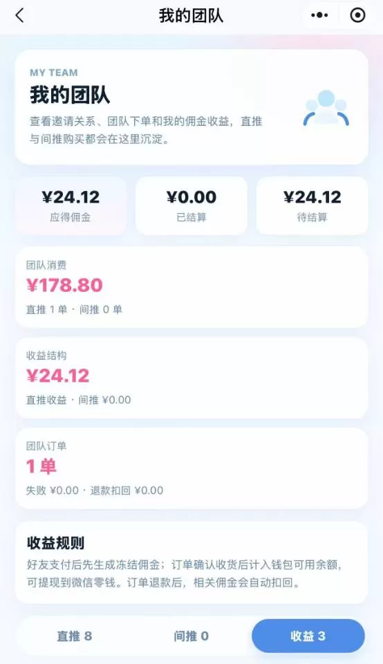 不投资一分钱拉新红包公司小程序自动出，新人红包1元左右不等1，冰箭果酒酒庄小程序…图片2