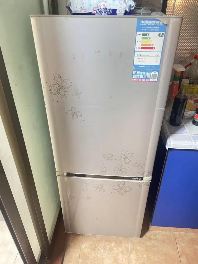 出一台康佳双门冰箱，型号BCD-155TA，一级能效，省电静音，冷藏室110升，…图片2