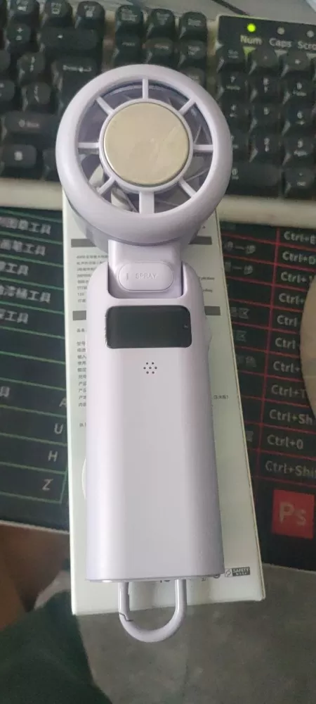 小冰扇AI智能水雾手持风扇4000mAh/19.24wh充电:3-4hrAi声控…图片2