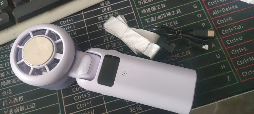小冰扇AI智能水雾手持风扇4000mAh/19.24wh充电:3-4hrAi声控…图片4