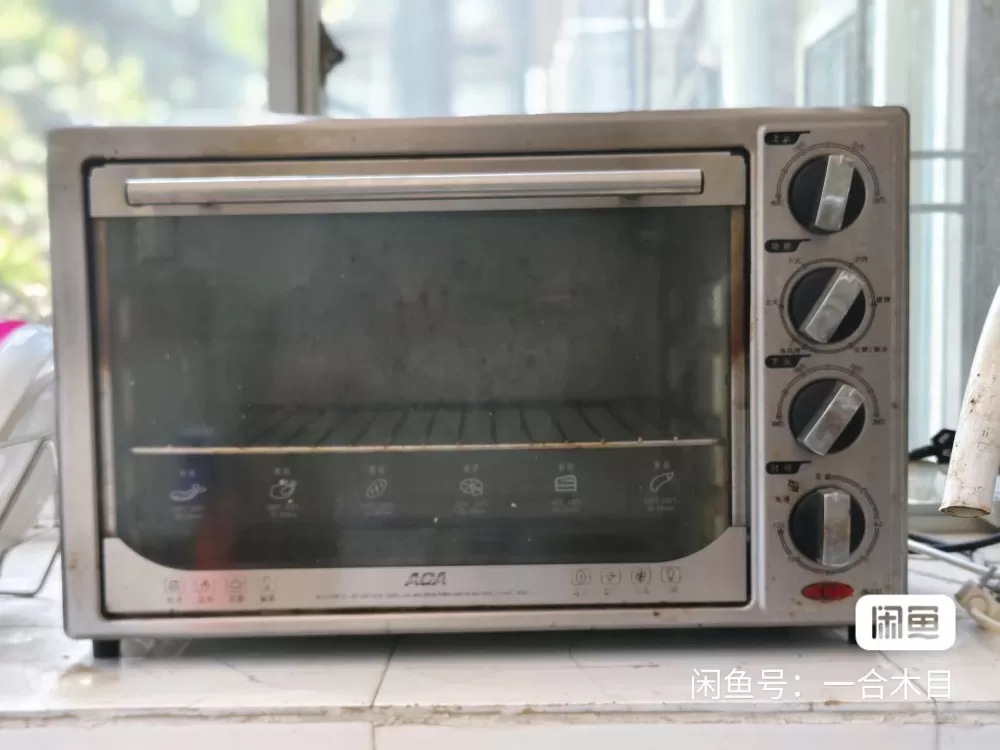 ACA北美电器电烤箱，32L家用款，功能正常，上下火独立控温，带发酵功能，温度时…