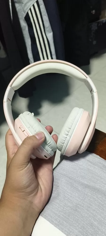 粉红色耳机价格可以在谈 有点小图片2