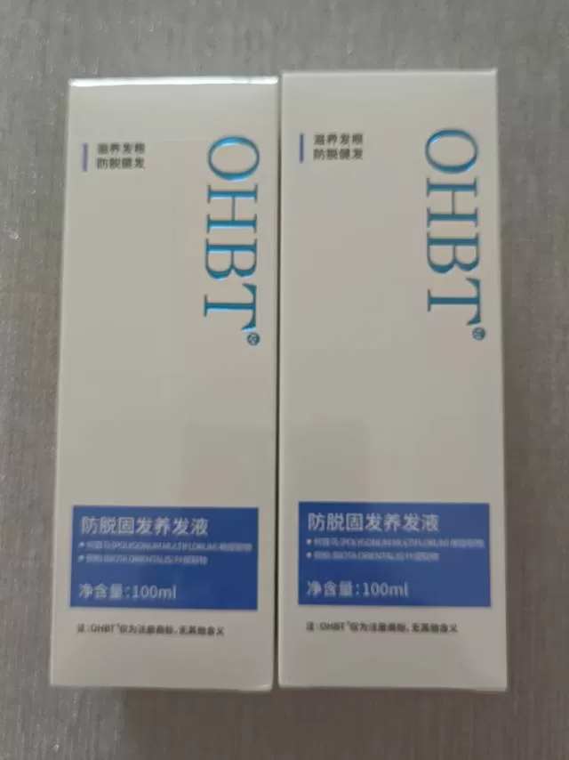 深受掉发、发缝稀疏、发根细软困扰?OHBT防脱固发养发液，精选何首乌与侧柏叶植萃…