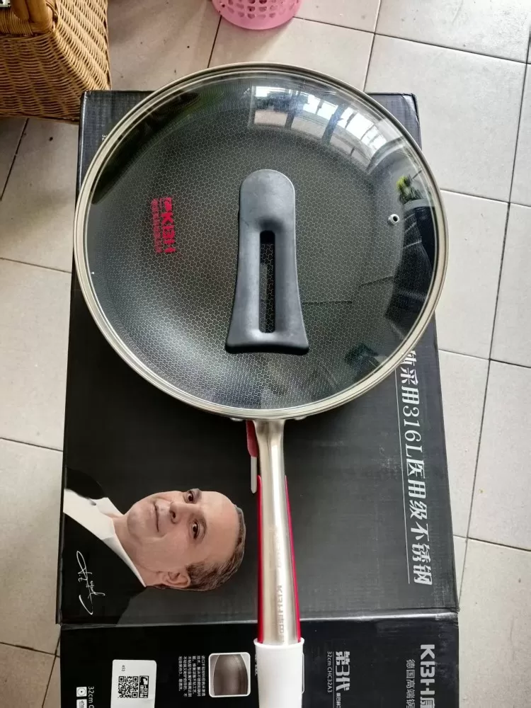 出个人闲置 全新康巴赫不粘锅尺寸:32cm  (我掌勺，一桌6~8人的菜，一锅出…图片2