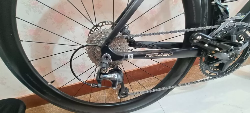 小辣堡～喜德盛RS450PRO公路自行车，碳纤维轮组，碳纤维前叉，禧玛诺Tiag…图片5