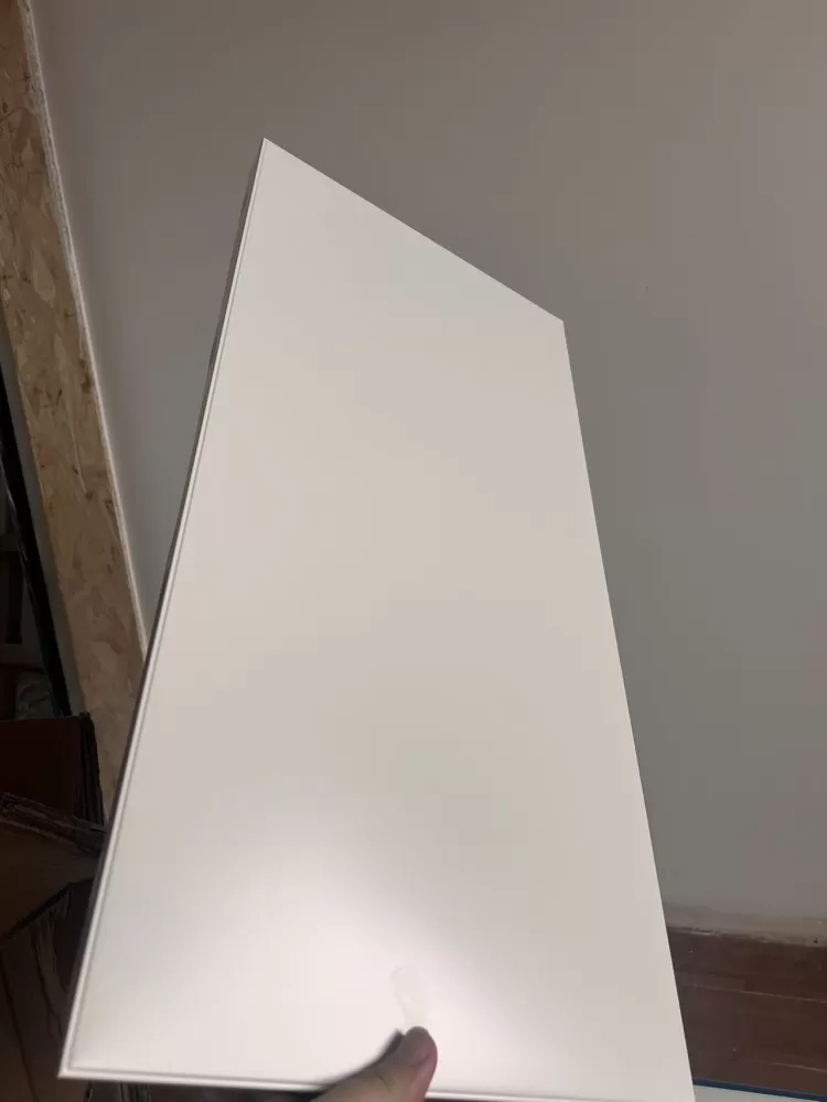 全新铝扣板吊顶，300×600哑光白，表面光滑，质量杠杠的，环保材料，安全放心～…图片3