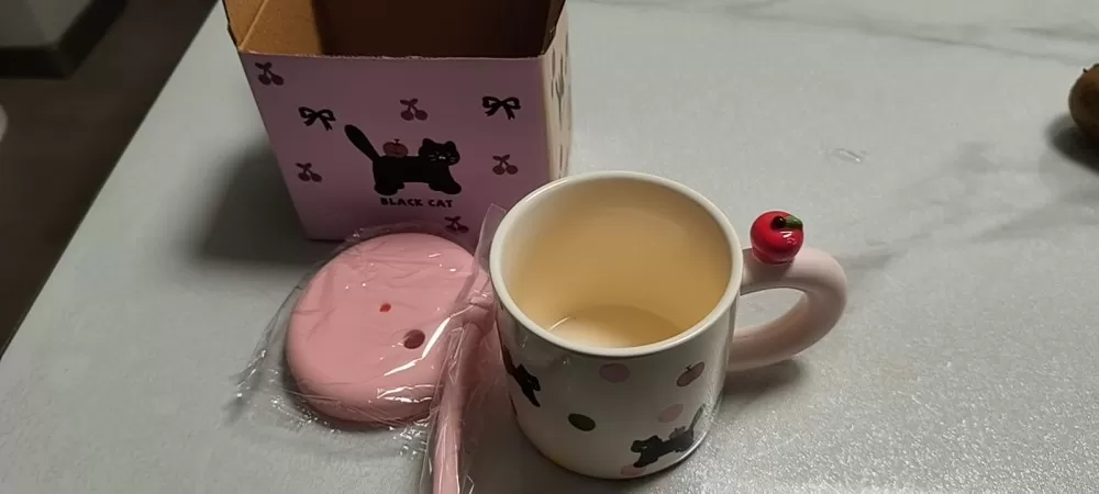 全新陶瓷马克杯女士高颜值图片2