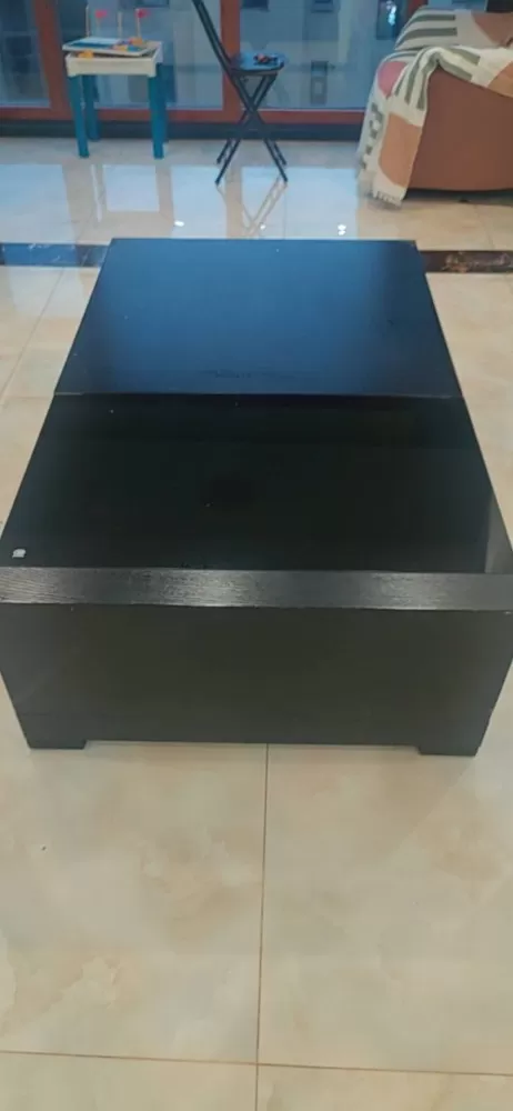 闲置茶几，实木，双边有抽屉。图片3