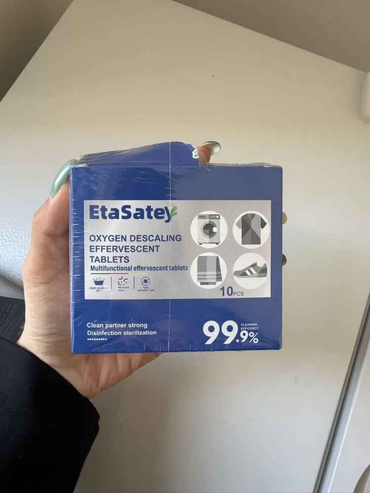 EtaSatey活性氧因子清洁除异味泡腾片  两盒一起出 每盒10片 每片5g …图片4