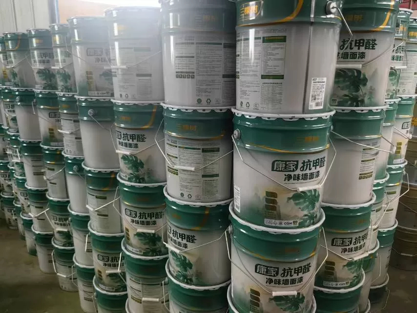 三棵树墙面涂料，各种型号都有假一赔十图片2