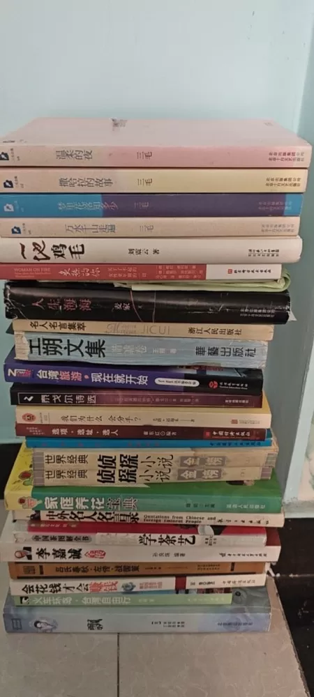 搬家便宜出，不退换，闲置书籍24本打包处理20元带走，燕郊天洋城自提